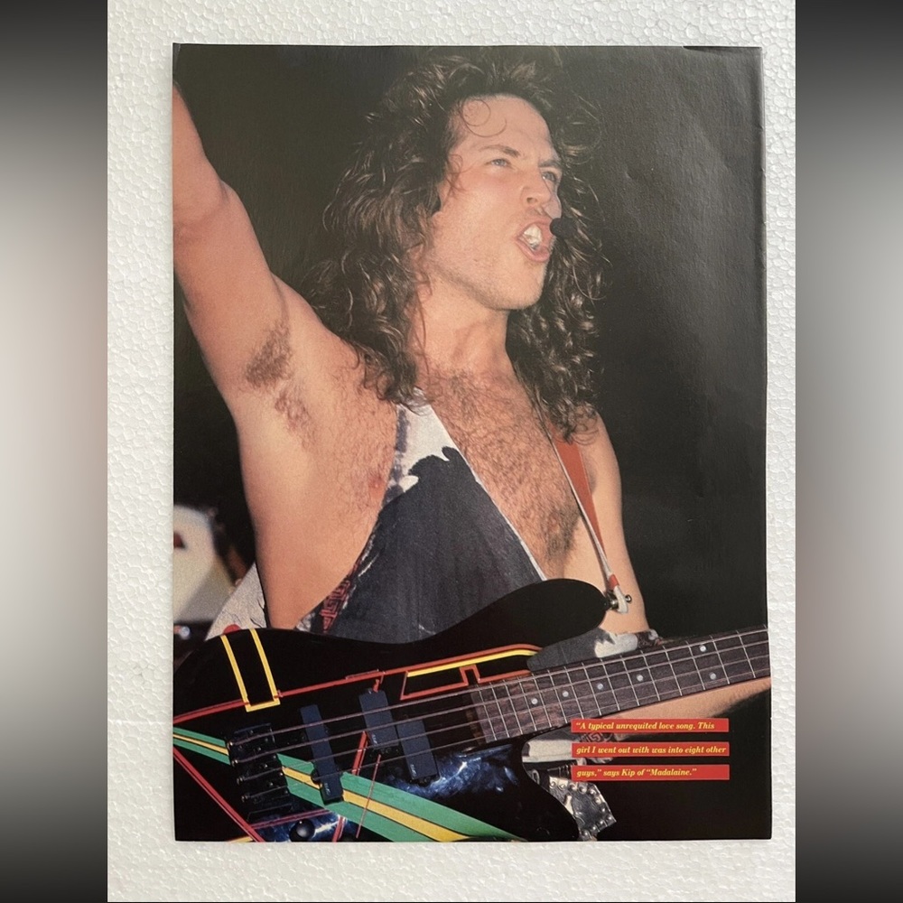 Colorful Winger’s Kip Winger pinup
